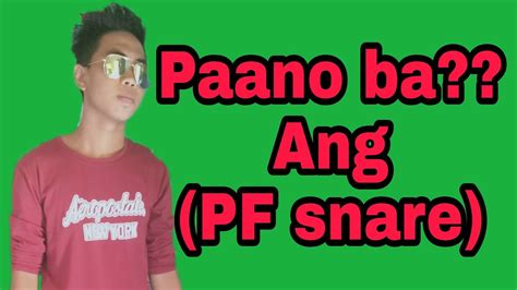 snared in tagalog